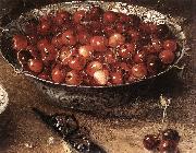 Still-Life with Cherries and Strawberries in China Bowls (detail) ghmh BEERT, Osias